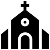 Black silhouette of a person shrugging shoulders.